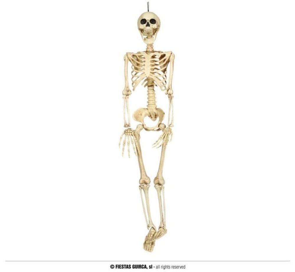HALÁLFEJ - KOSZTOR - 90 cm-es függeszthető koponya - Halloween - GUIRCA