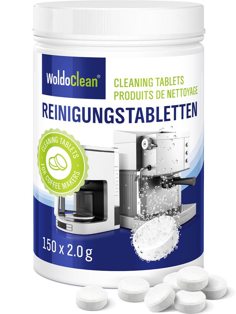 Kávéfőző tisztítótabletta 150 db - WoldoClean®