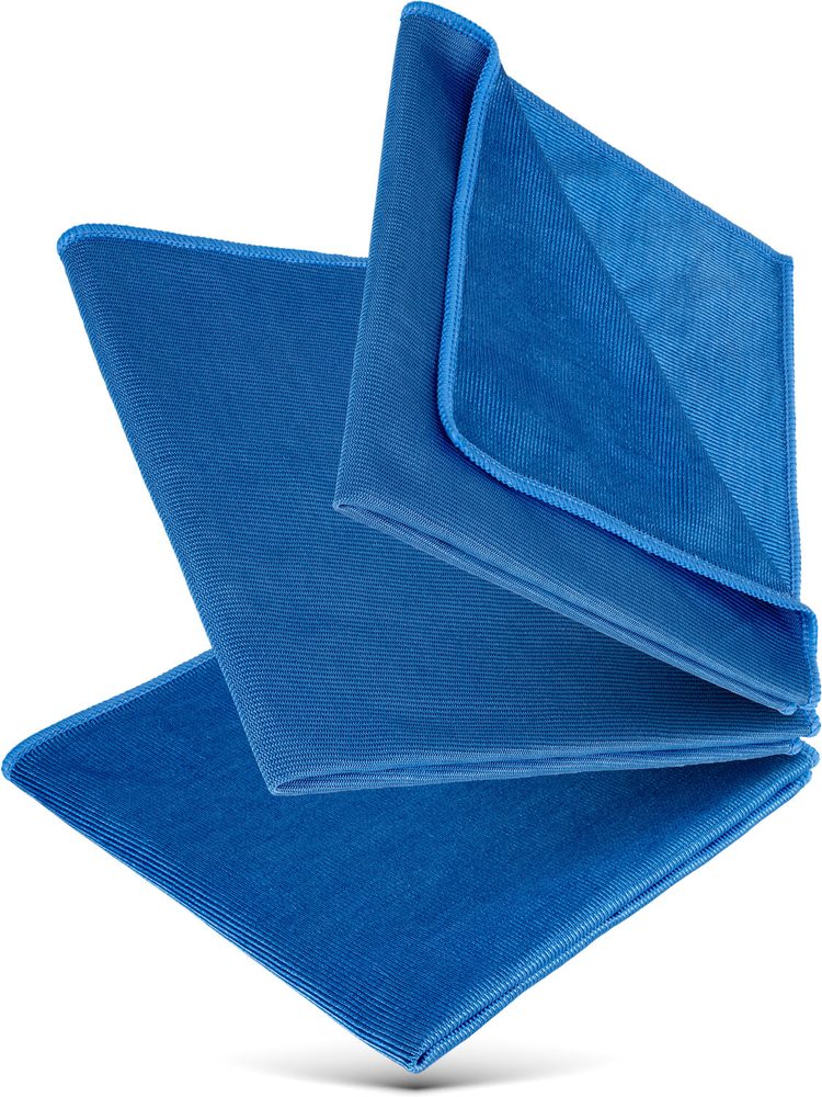 Kék mikroszálas törlőkendők 3 db - WoldoClean®