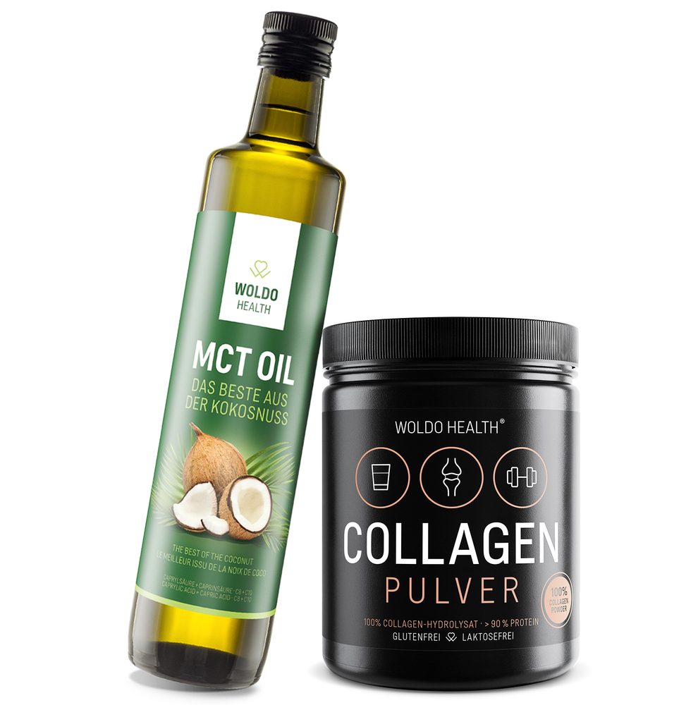 Kollagén 500g és MCT kókuszolaj 500 ml - WoldoHealth®