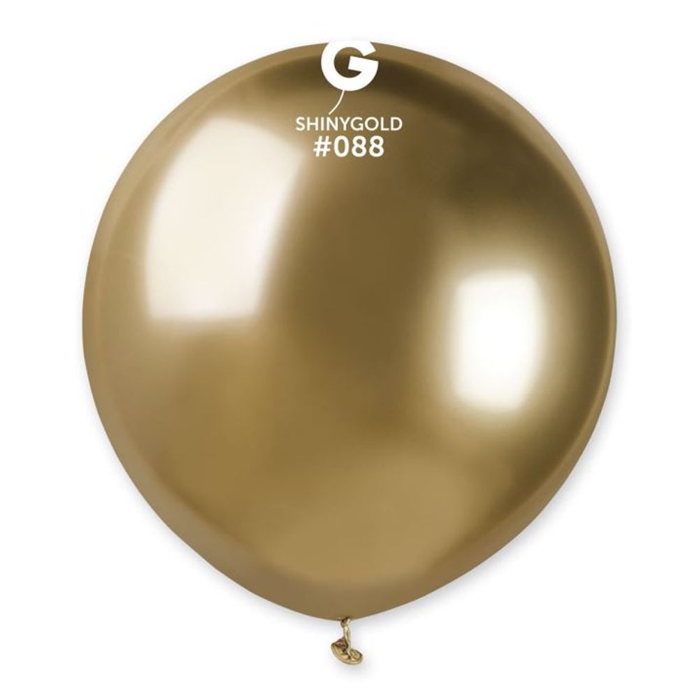 Króm ballon 48 cm – fényes arany 1DB - SMART