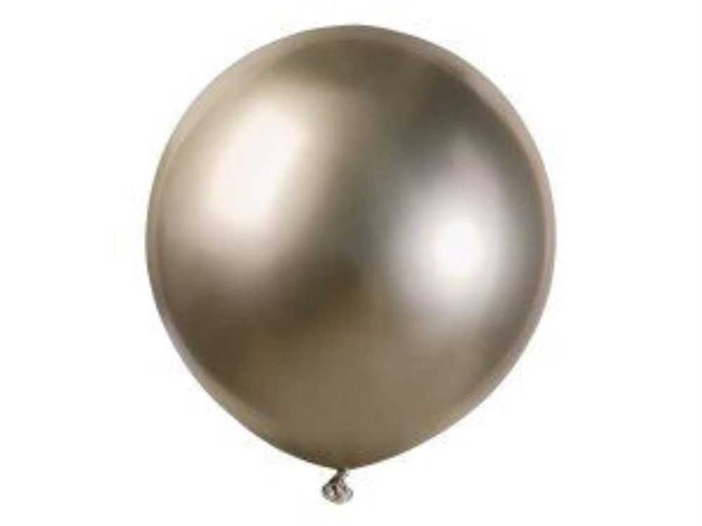 Króm ballon 48 cm – fényes prosecco 1DB - SMART