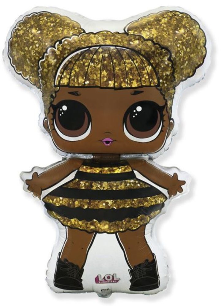 LOL QUEEN BEE fólia léggömb 86 cm - Flexmetal