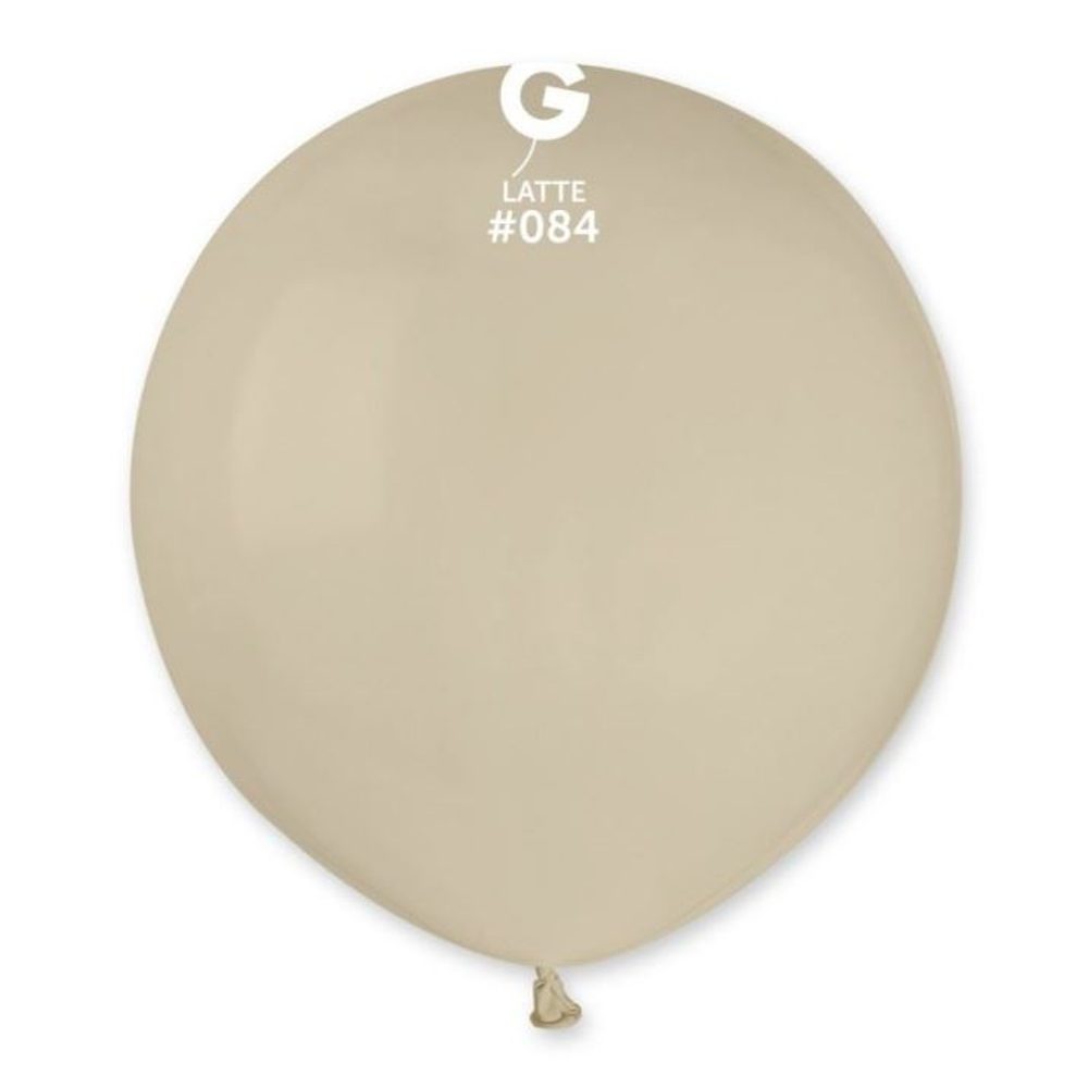 Latex léggömb 48 cm – Pasztell latte - 1 DB - SMART