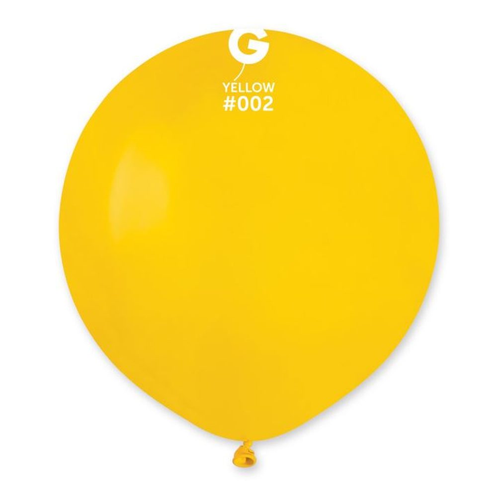 Léggömb latex 48 cm – Pasztell sárga -1 db - SMART