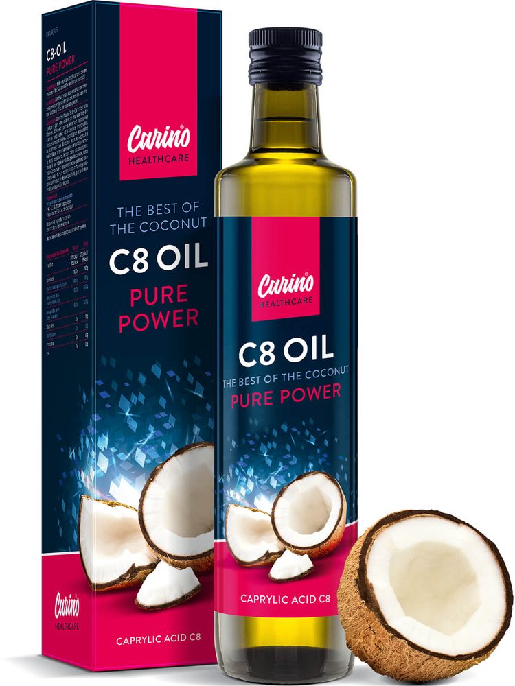 MCT kókuszolaj C8 500ml - Carino®