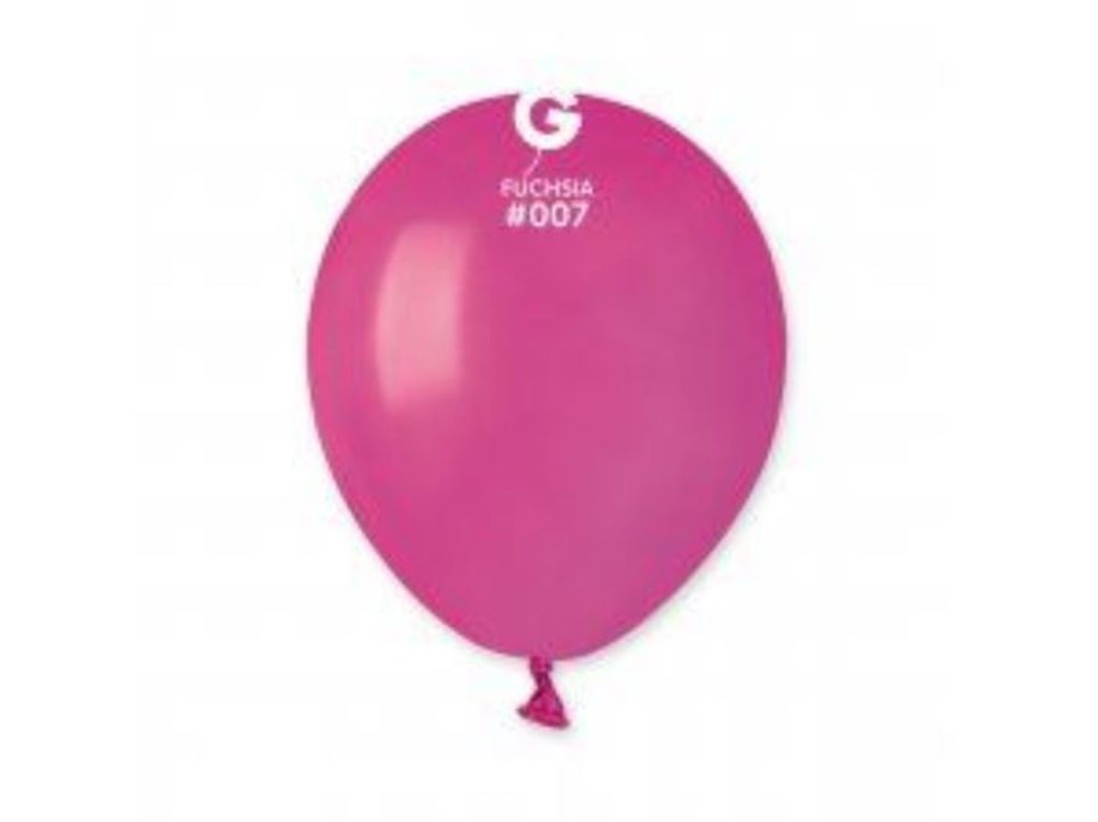 MINI latex léggömb - 13 cm – Fuchsiaszín 1 DB - SMART