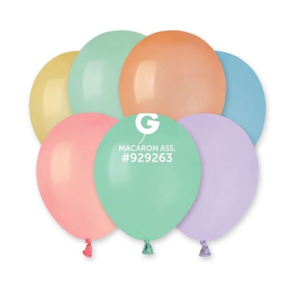 MINI latex léggömb - 13 cm – MACARON MIX 1 DB - SMART