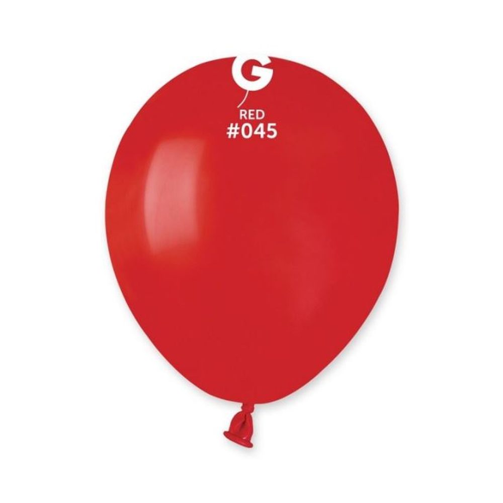 MINI latex léggömb - 13 cm – Piros 1 DB - SMART