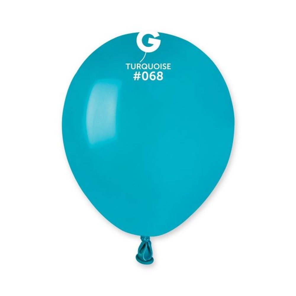 MINI latex léggömb - 13 cm – Türkiz 1 DB - SMART