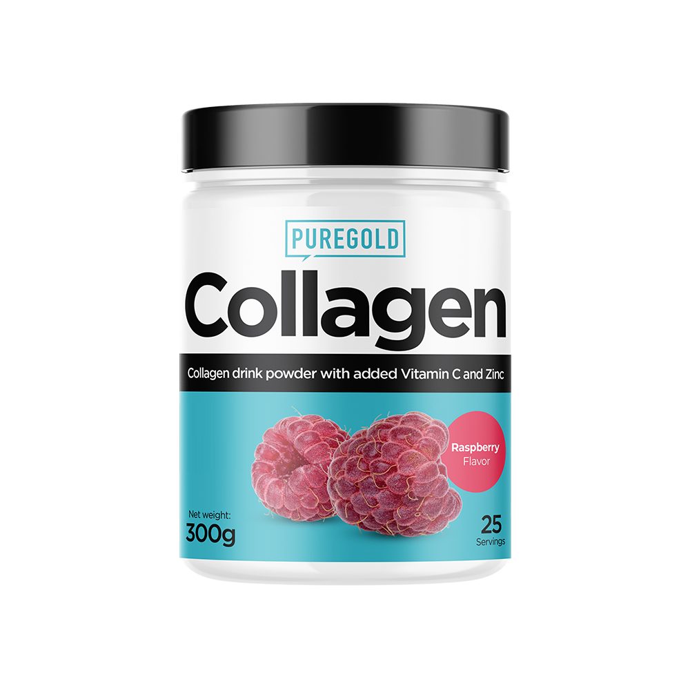 Marha kollagén - Málna 300g - Pure Gold Protein®