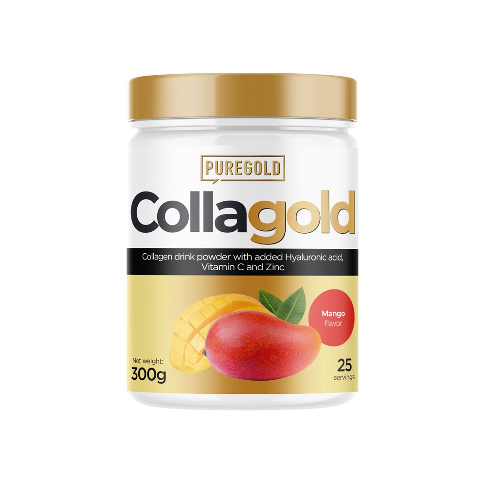 Marha kollagén - Mangó 300g - Pure Gold Protein®