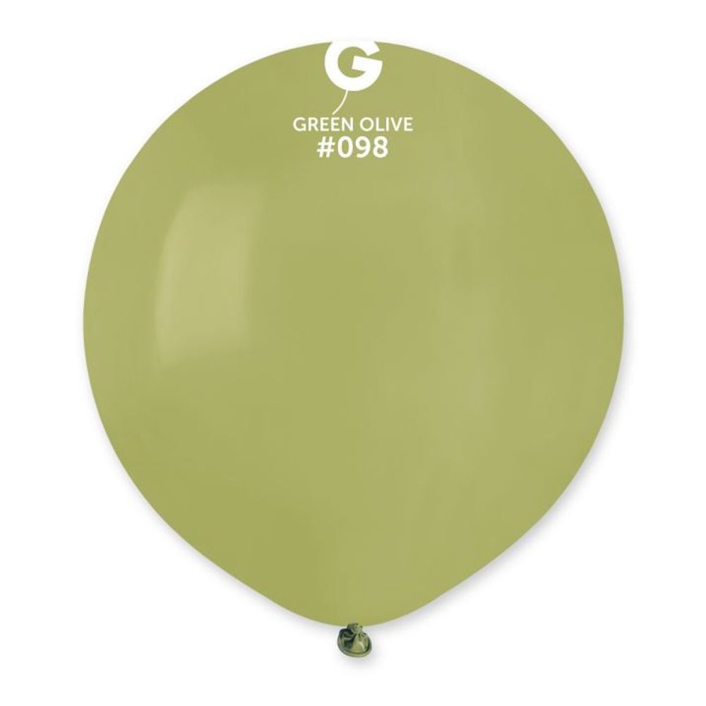 Pastel zöld latex léggömb 48 cm – 1 db - SMART