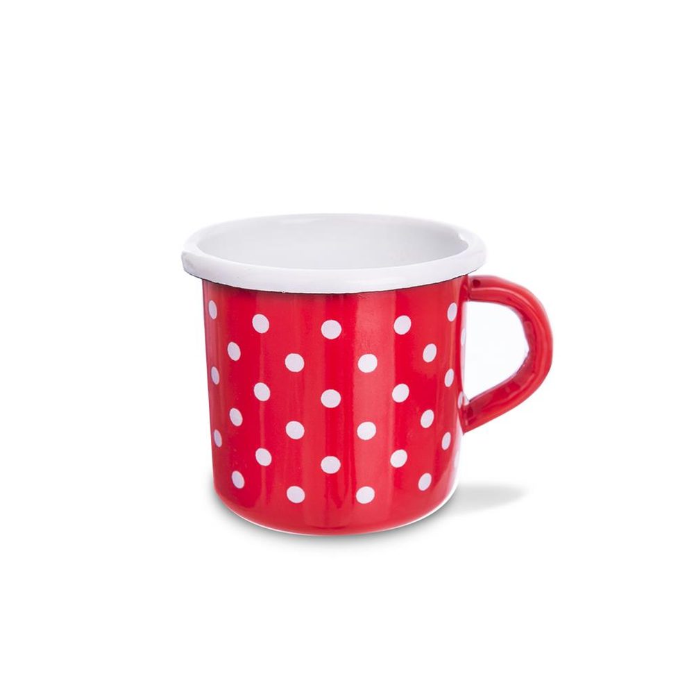 Smaltált bögre TEČKA 8 cm - ORION