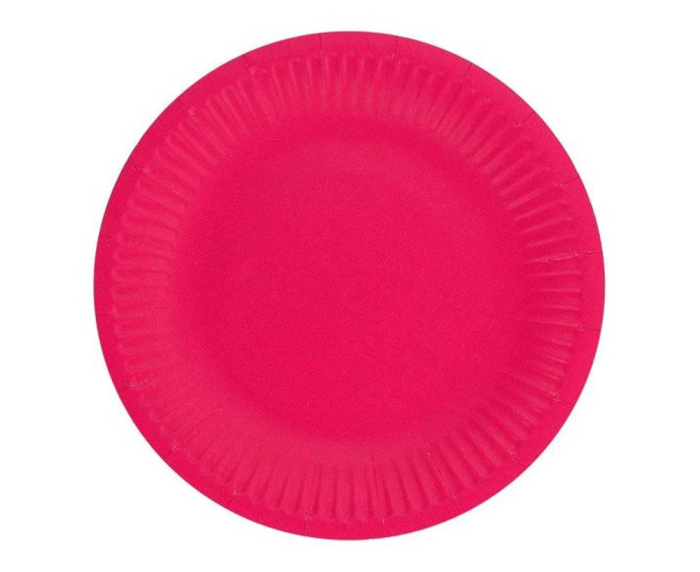 Sötét rózsaszín tányérok 18 cm - 6 db - GoDan