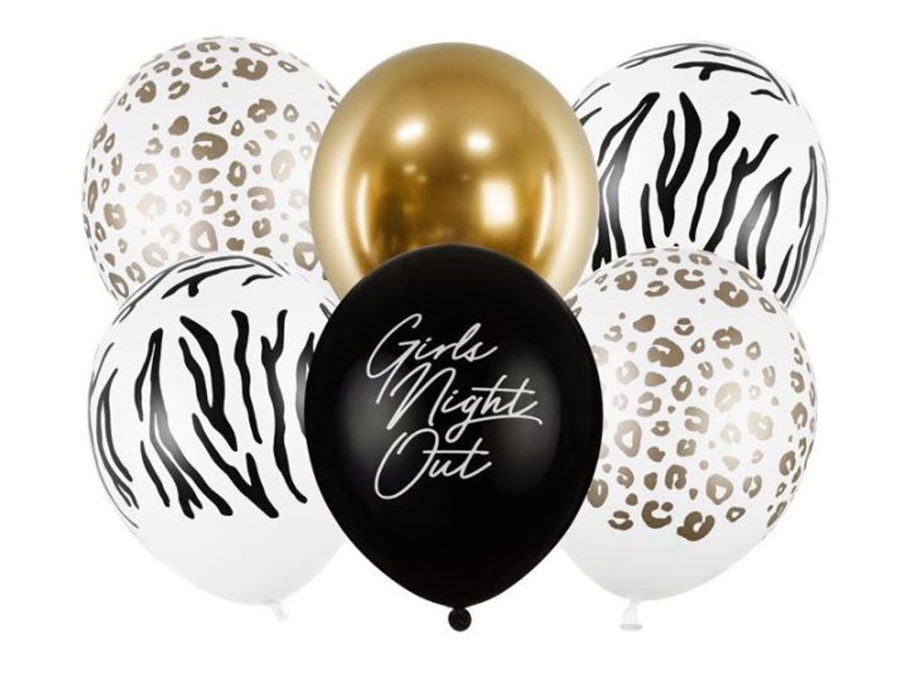 "Girls Night Out" latex lufik készlet - Legénybúcsú - 30 cm - 6 db - PartyDeco