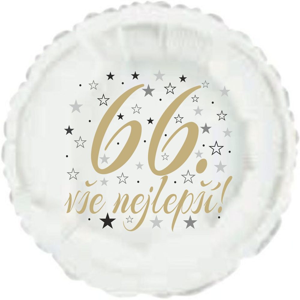 66. születésnapi léggömb kör -