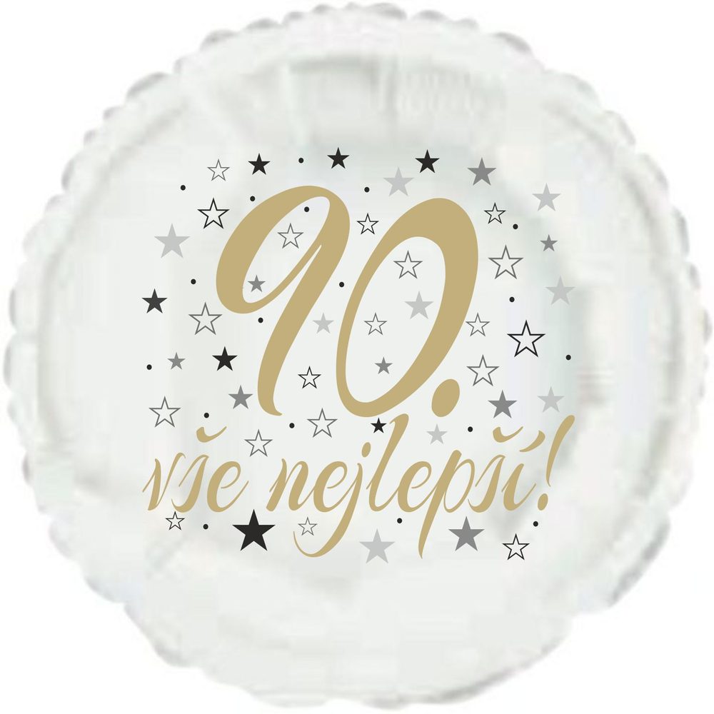 90. születésnapi léggömb kör -
