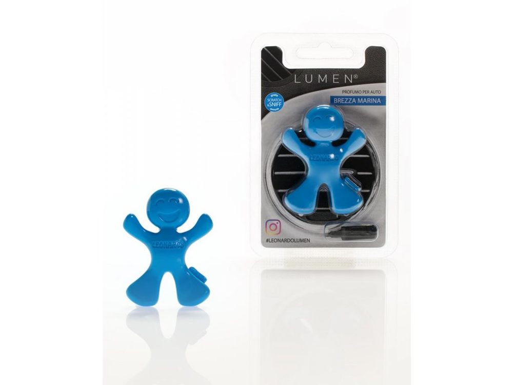 Autóillatosító figura Leonardo BREZZA MARINA kék - LUMEN