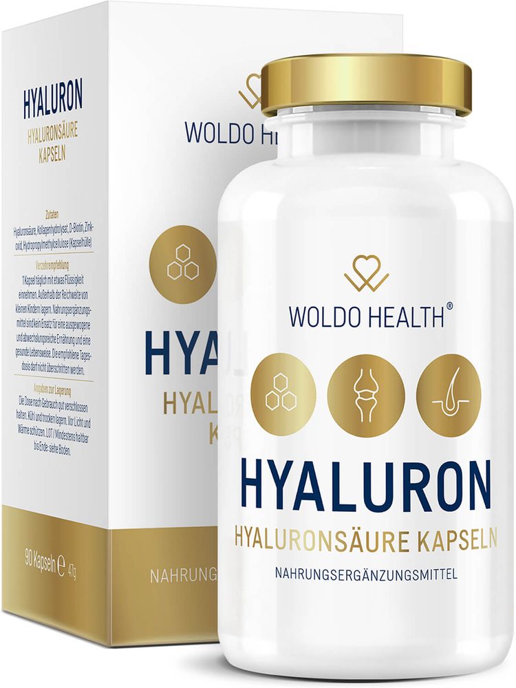 Hialuronsav 90 kapszula - WoldoHealth®
