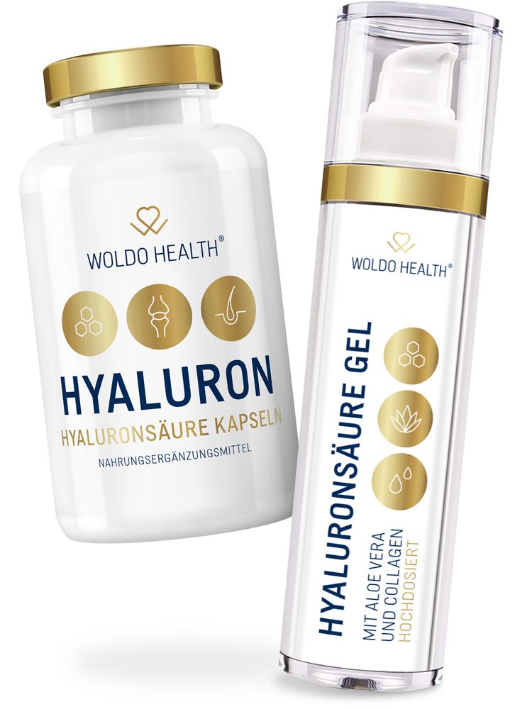 Hialuronsav gél - 50 ml és 90 kapszula - WoldoHealth®