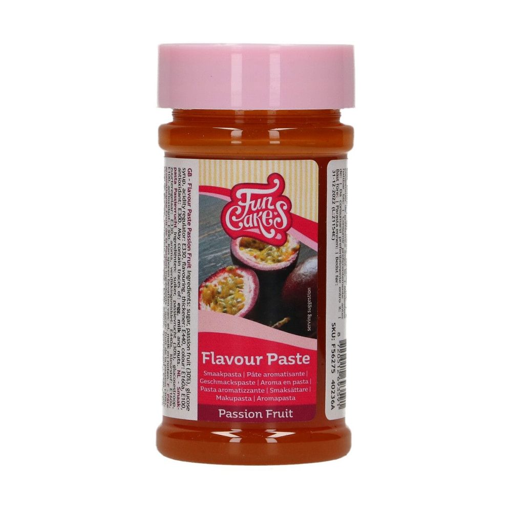 Ízesítő paszta Passion Fruit 120 g - FunCakes