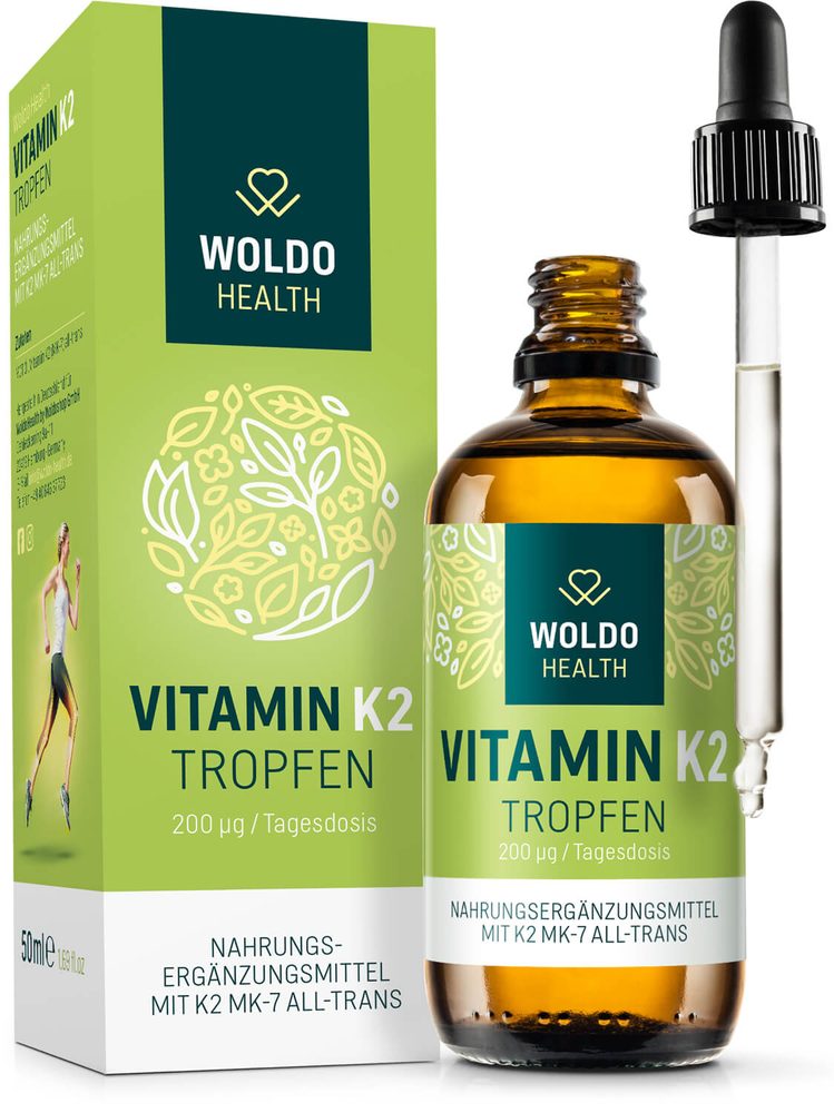 K2 MK7-vitamin - 50 ml - WoldoHealth®