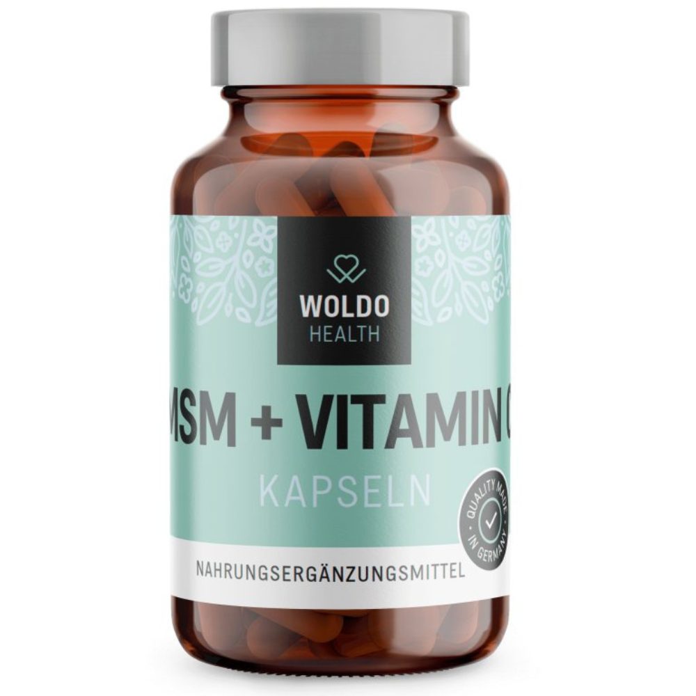 MSM C-vitaminnal - 180 kapszula - WoldoHealth®