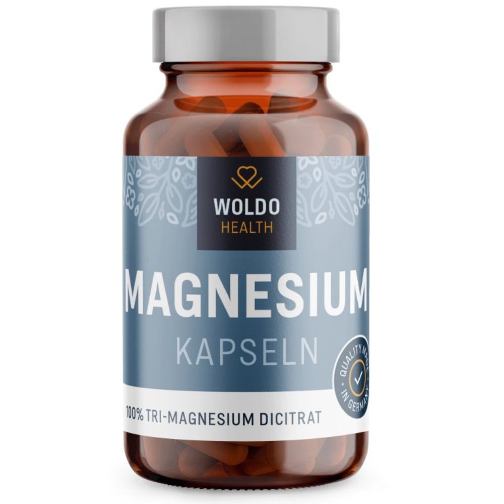 Magnézium Tri-Magnézium-dicitrát - 120 kapszula - WoldoHealth®