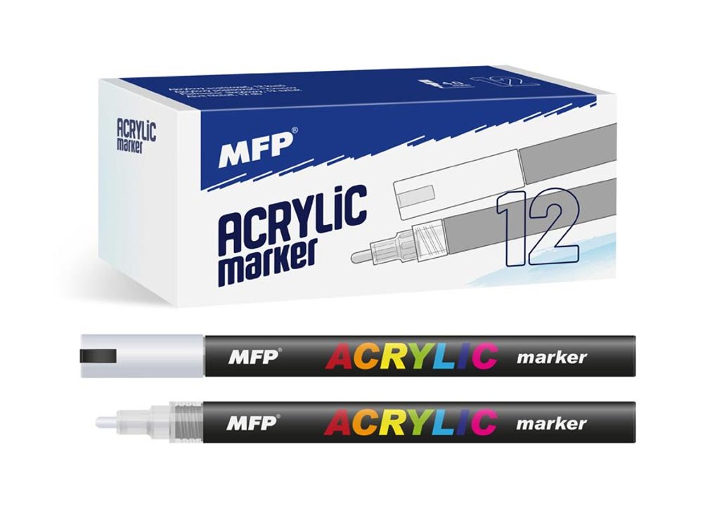 akril filctoll 4mm - ezüst 6410822 - MFP Paper