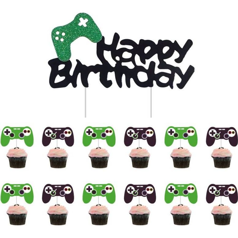Torta- és muffin dekoráció - Gamer - Cakesicq - Cakesicq