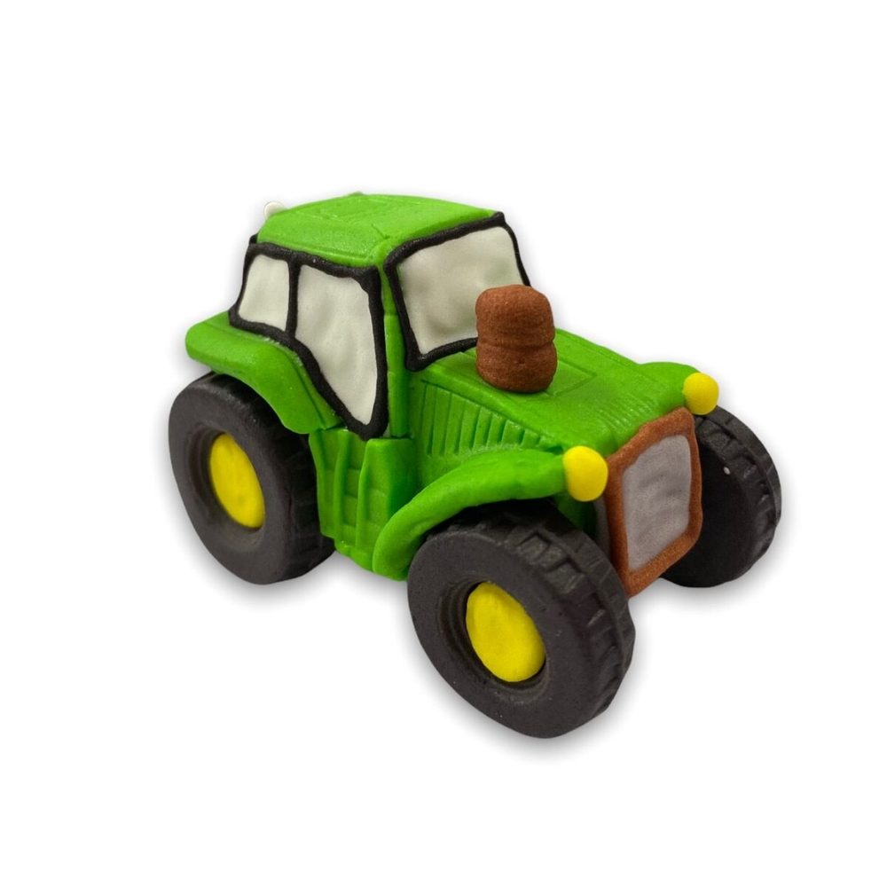 Cukordísz – zöld traktor - K-Decor