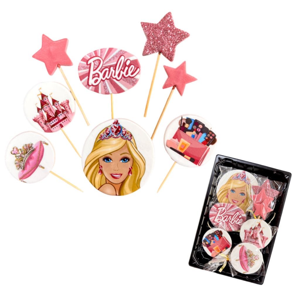Cukordíszek Barbie – beszúrókészlet - K-Decor