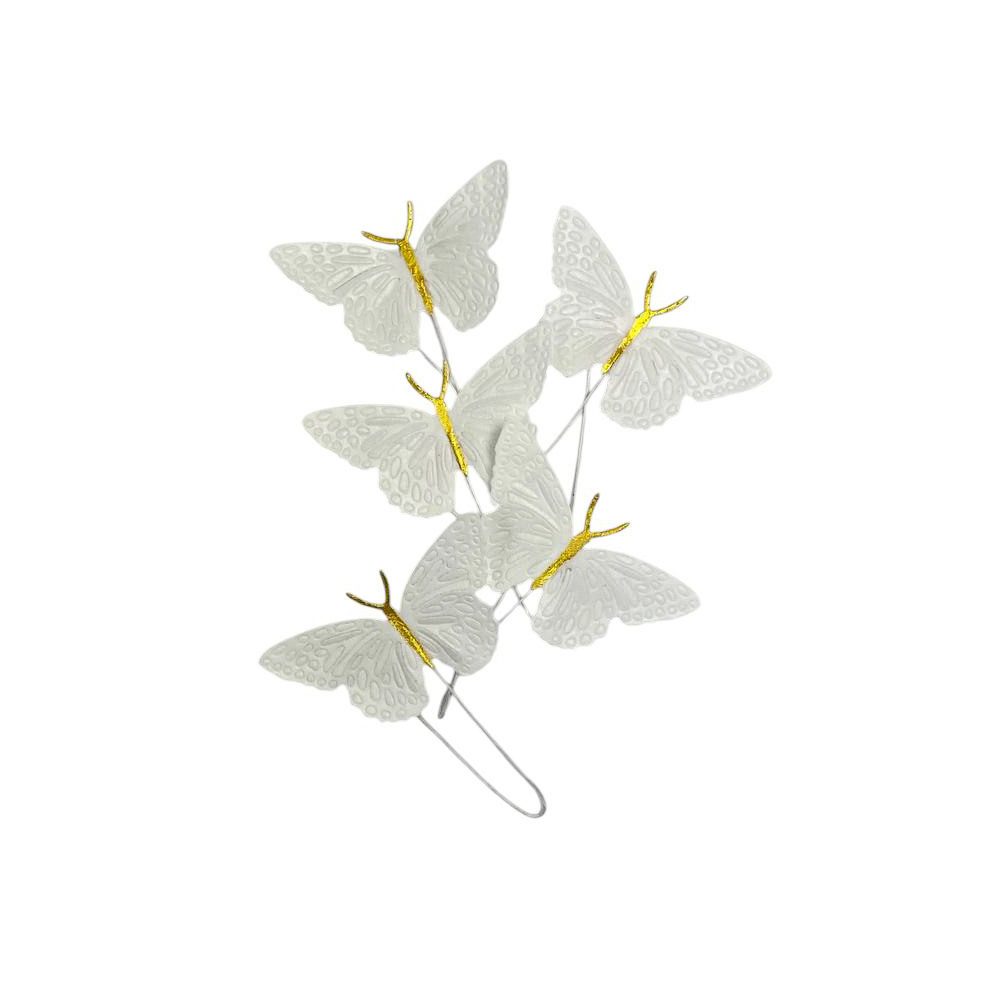Fehér ostya pillangók - K-Decor