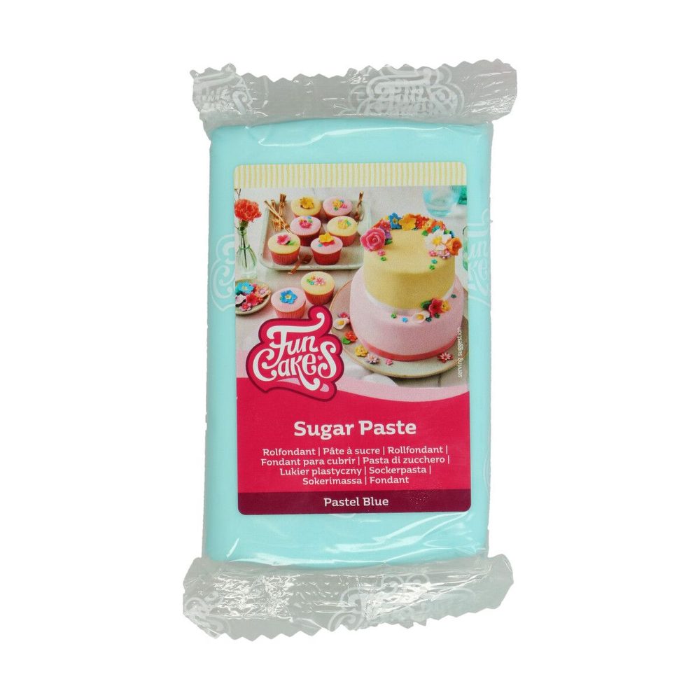 Görgetett fondant Pastel Blue 250 g - FunCakes