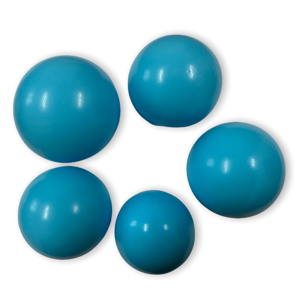 Kék zselatin gömbök – 5 darab - K-Decor