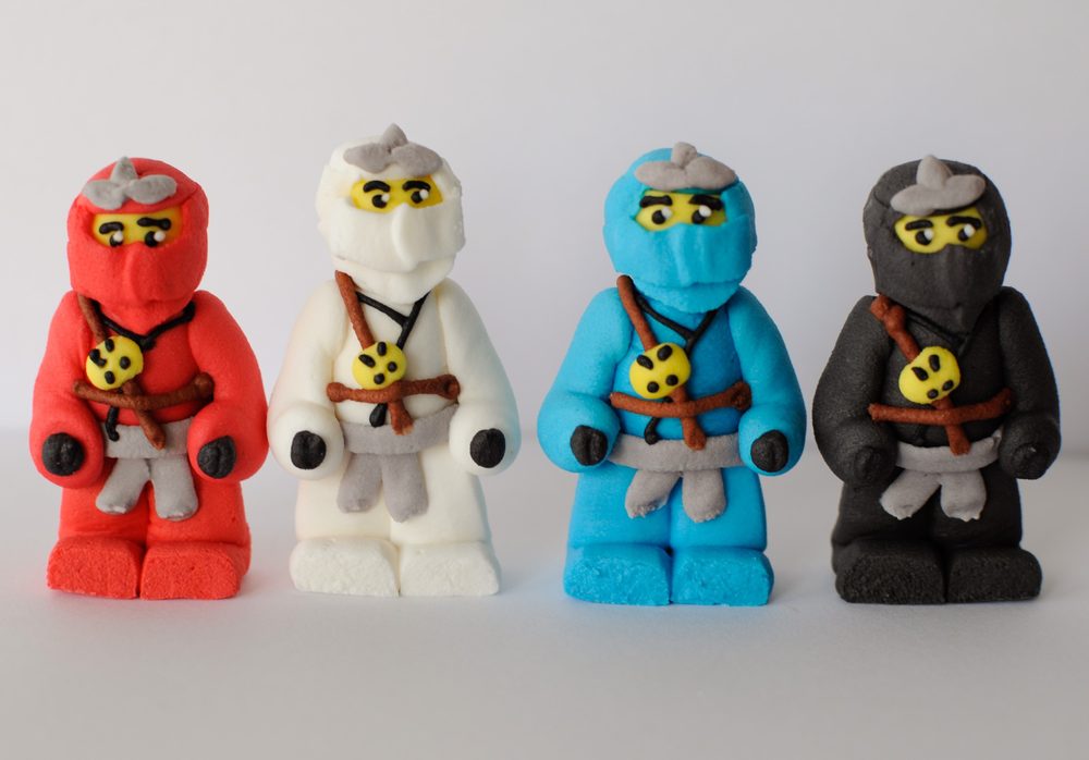 Ninja Go – Harcosok cukordekoráció