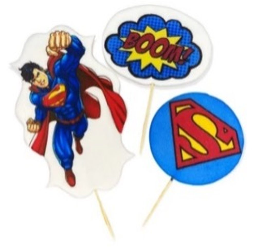 Superman témájú tortadísz - K-Decor