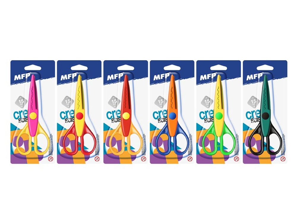 kreatív ollók vegyes vágásokkal ME108 5010119 - MFP Paper