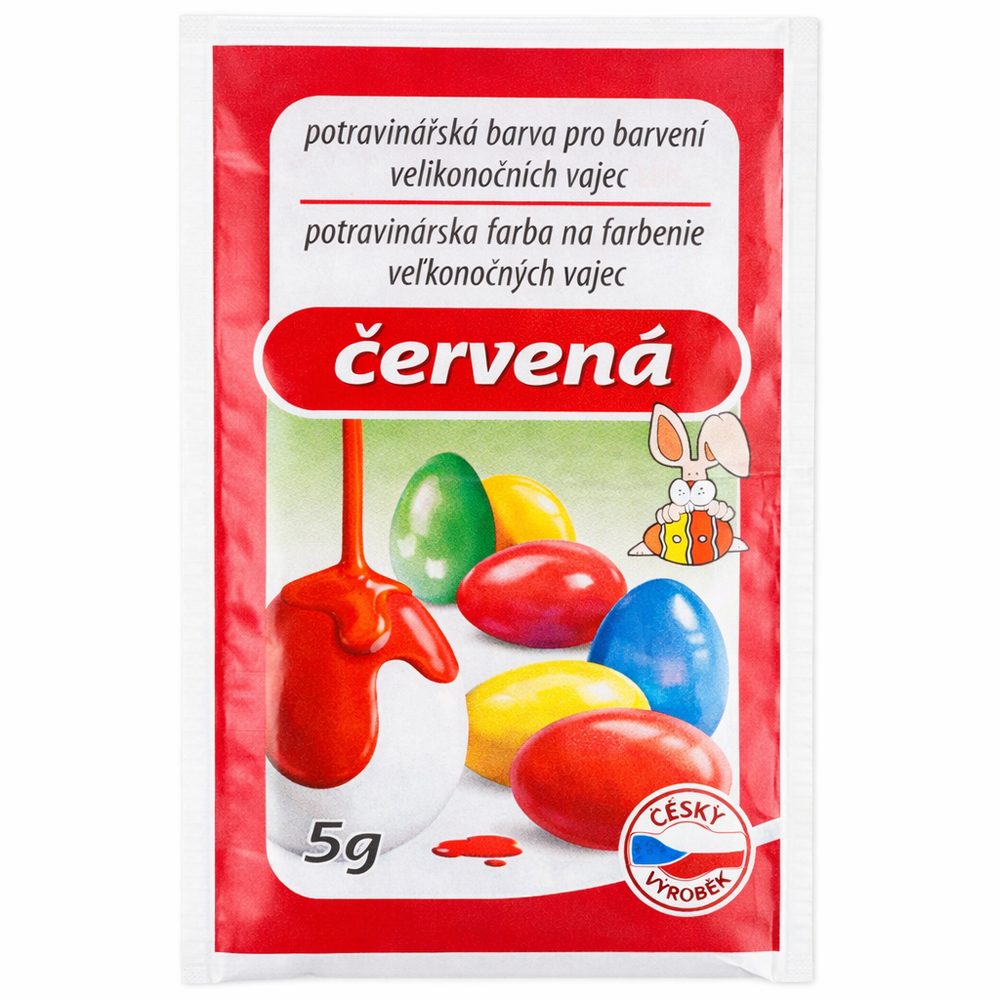 Élelmiszer-színezék tojásfestéshez – piros 5 g -