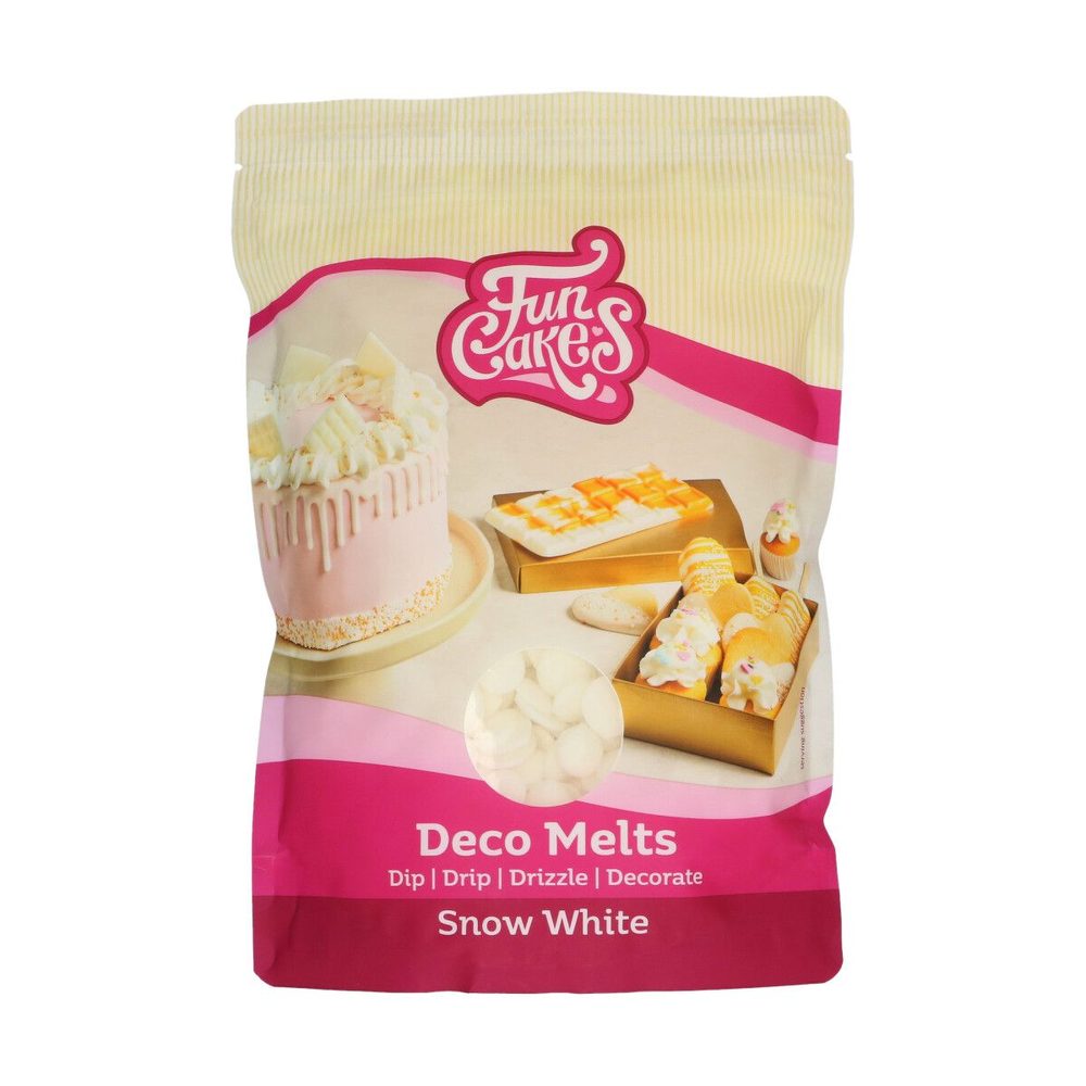 FunCakes Deco Melts – Természetes fehér – 1 kg - FunCakes
