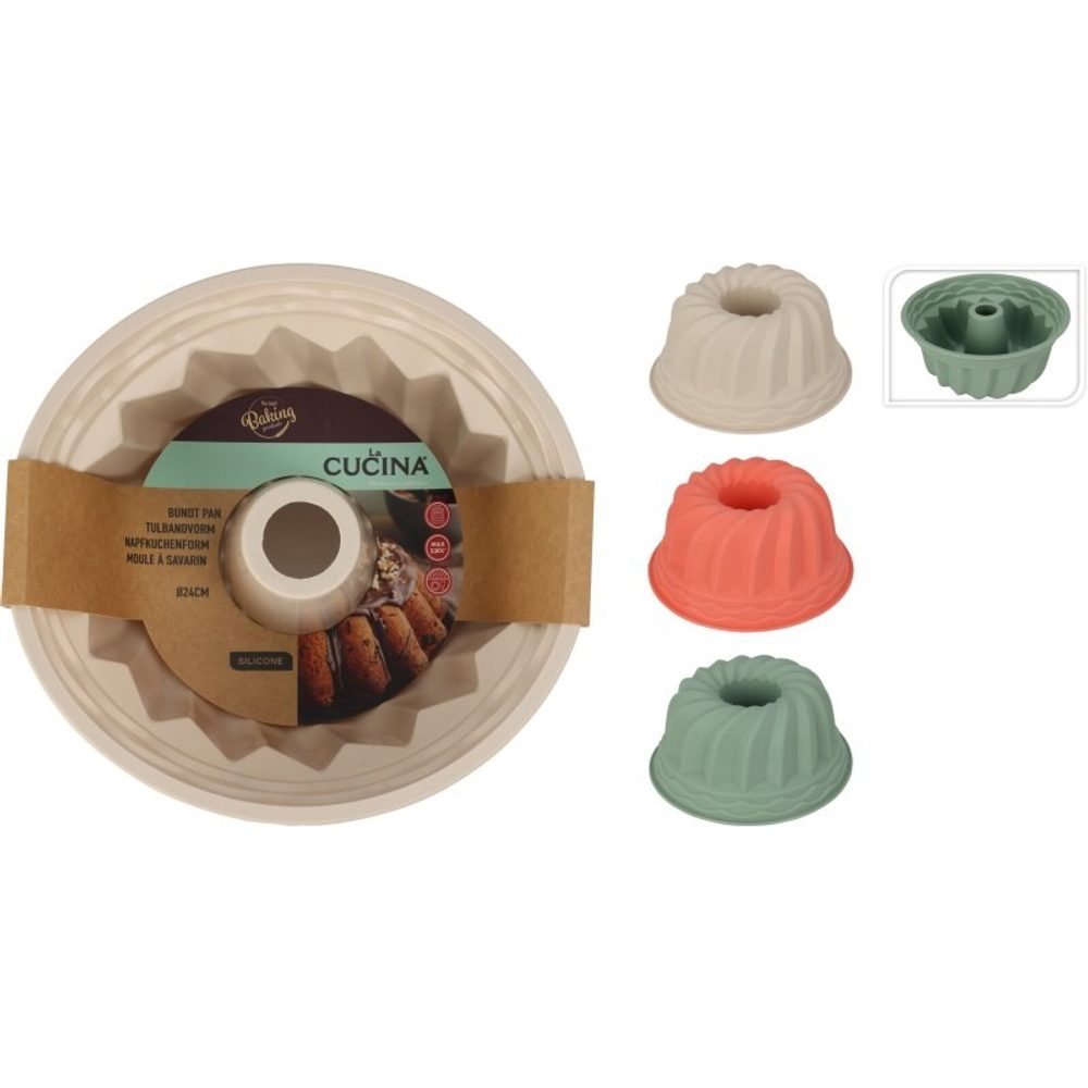 Szilikon bábovkaforma 24 × 11 cm