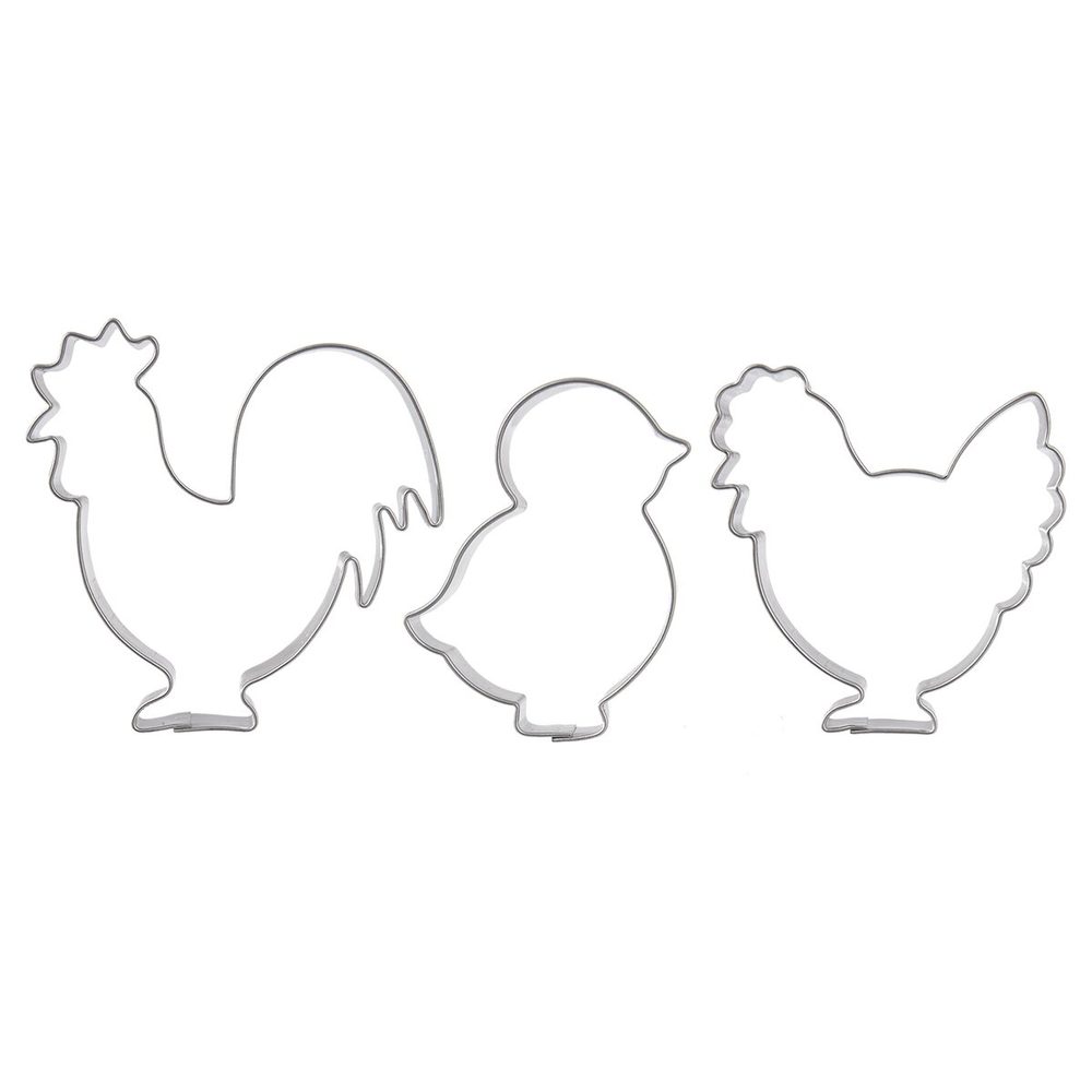 Tavaszi kiszúróforma szett 3 db – kakas