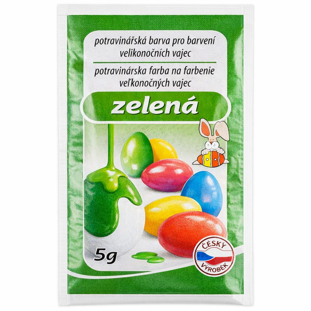 Zöld tojásfesték (élelmiszer-színezék) 5 g -