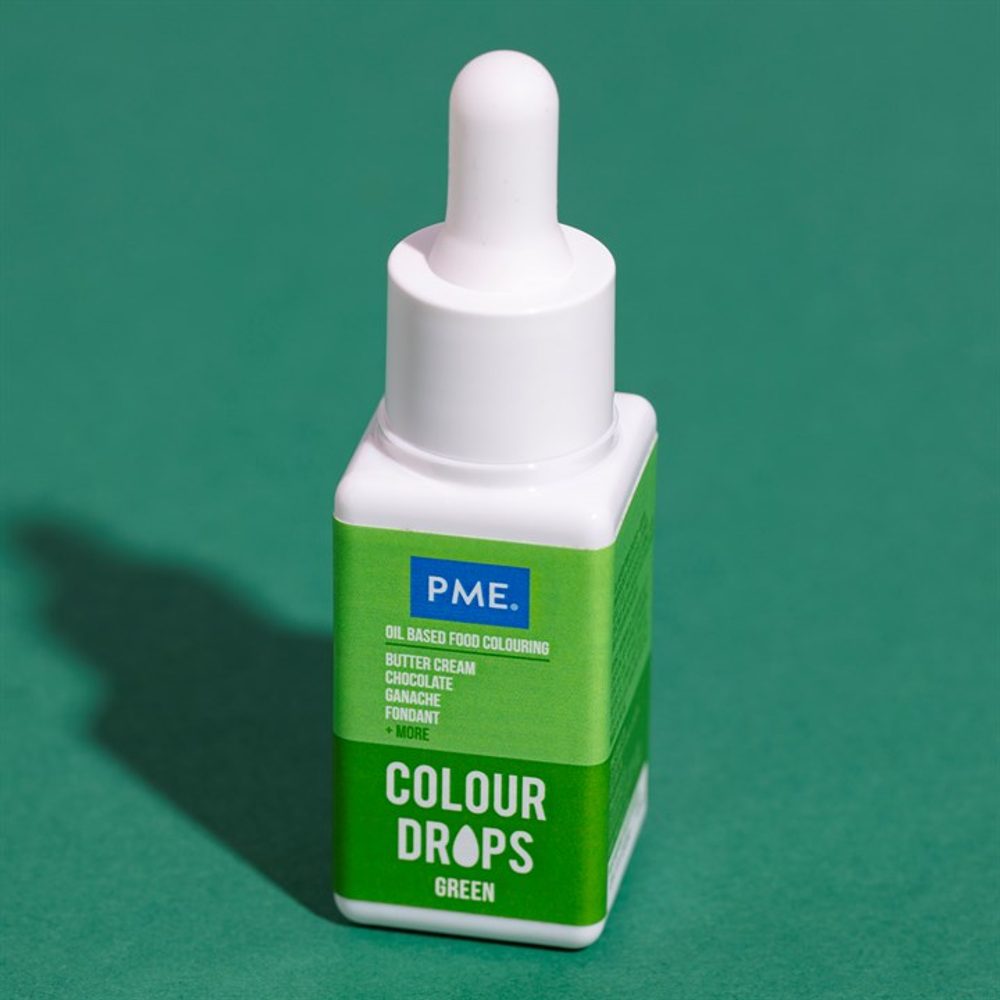 PME Colour Drops – zöld ételfesték 20 ml - PME