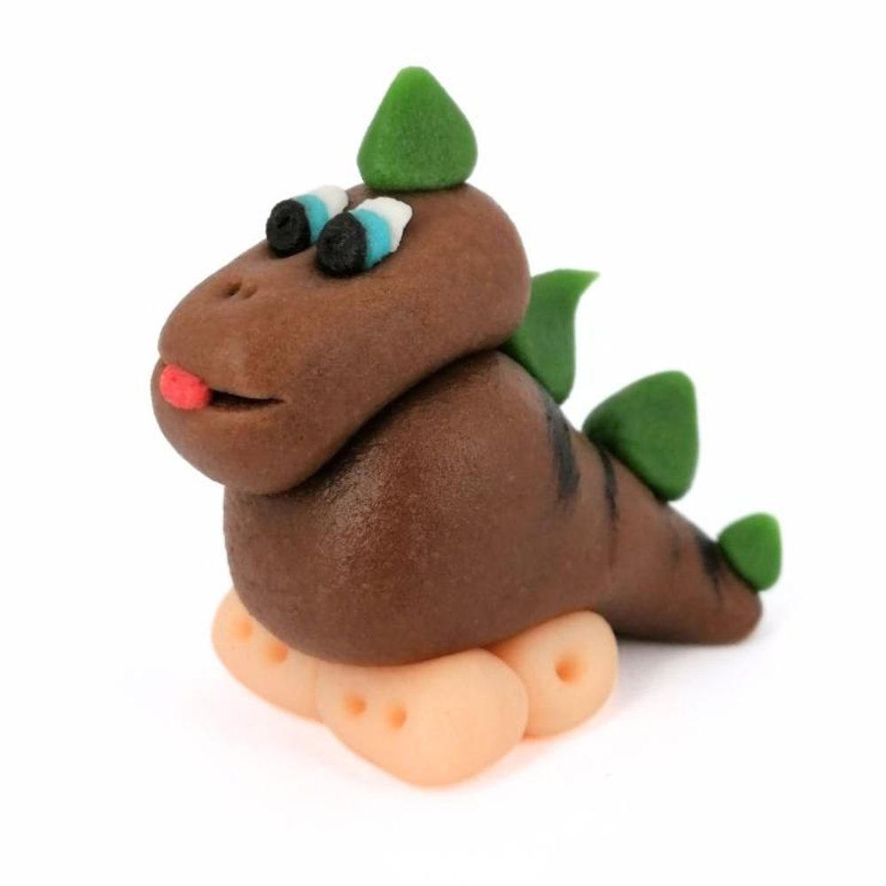 Alkalmi dinoszaurusz figura – barna - Fagoš