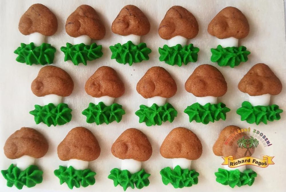 Cukor dekoráció gombácskák - Fagoš