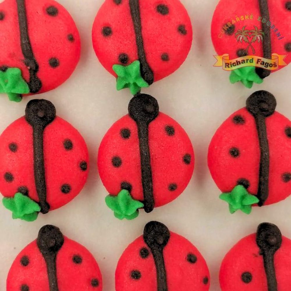 Cukordekoráció katicabogarak - Fagoš