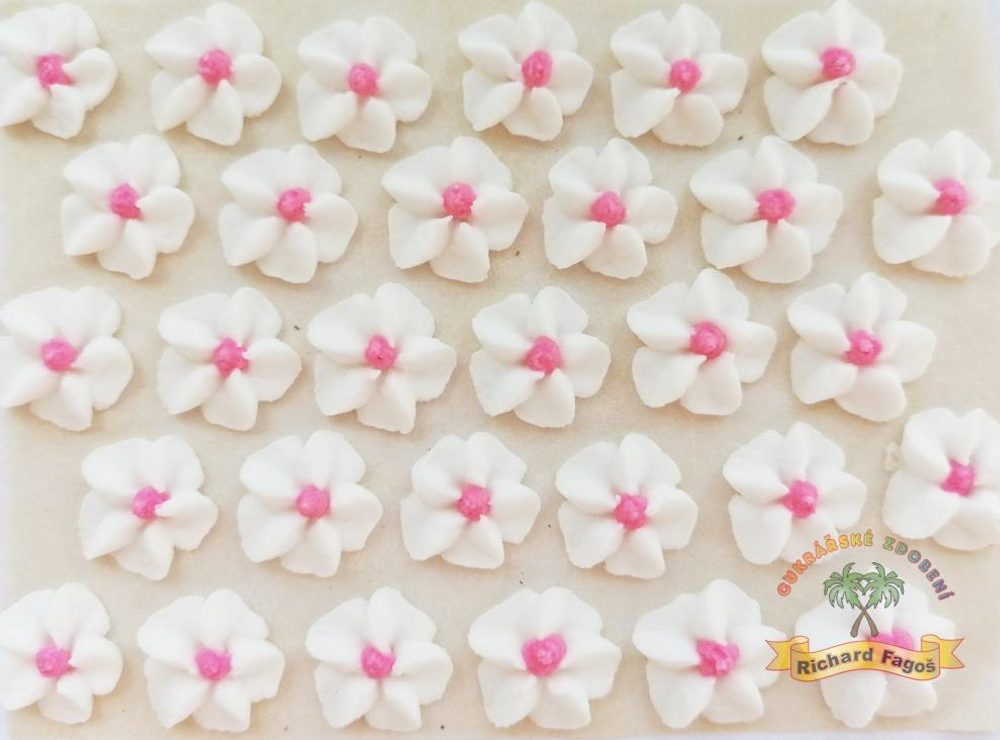 Cukordíszek – virágok tálcán (38 db) - Fagoš