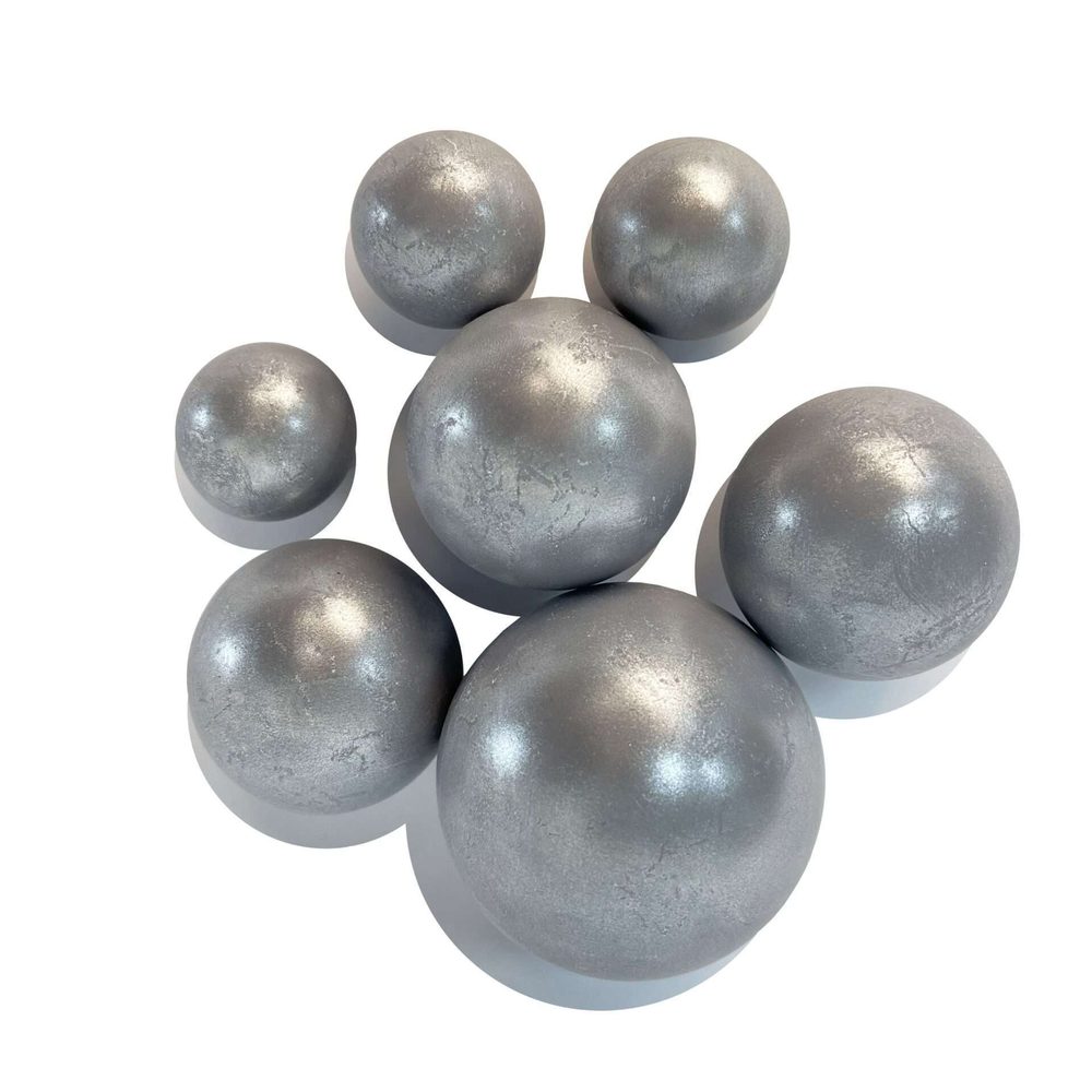 Ezüst csokoládégolyók